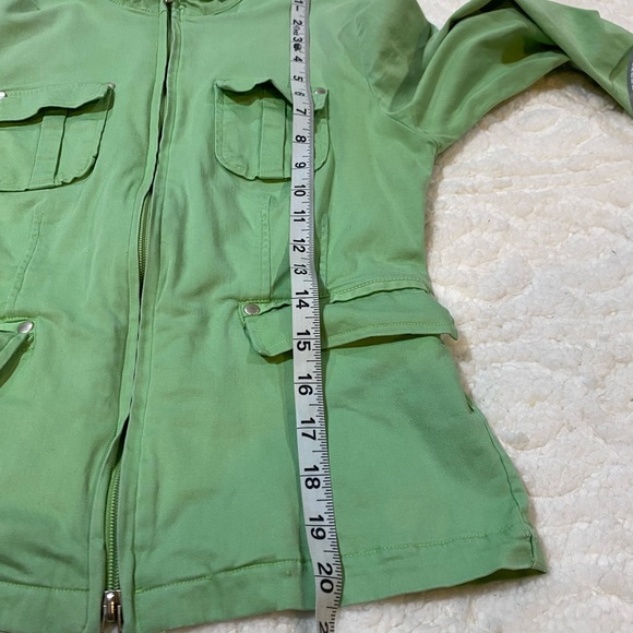 Sashimi Green Jacket Full-Zip Multi-pocket Size Medium - Picture 8 of 9
